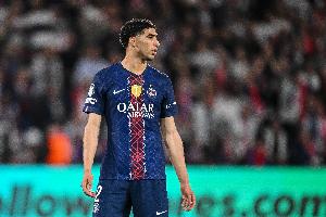 队报：自06-07赛季，阿什拉夫是法甲第7位单场独造5球的球员